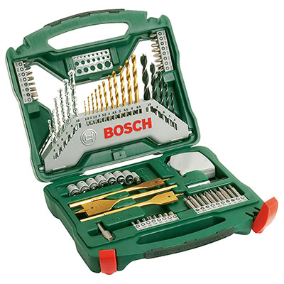 Bosch 2607019329 Titanium Drill and Screwdriver Set 70 Pieces.
